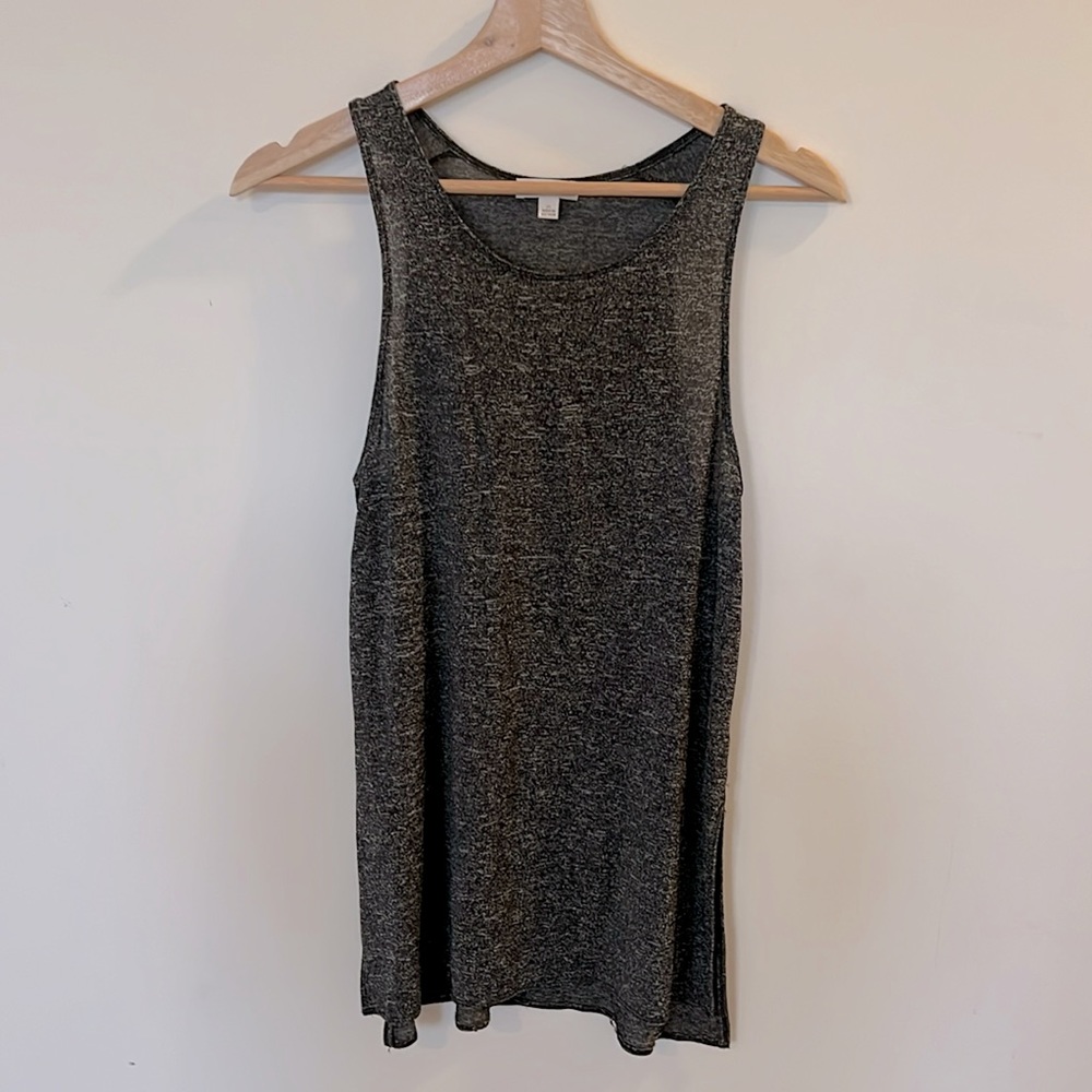 Wilfred Heathered Grey Tank Size XS